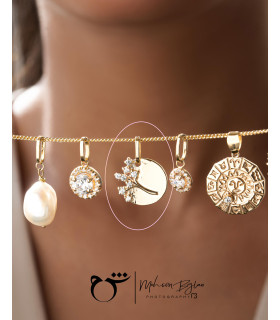 آویز درخت زندگی نگینی - گالری شیدا مجد