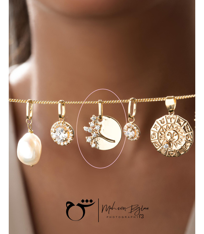 آویز درخت زندگی نگینی - گالری شیدا مجد