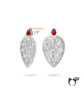 گوشواره دچار اشک گارنت ریز