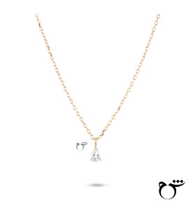 گردنبند اشک زیرکن ریز-گالری شیدا مجد