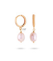 گوشواره حلقه ای طلا طرح دریا