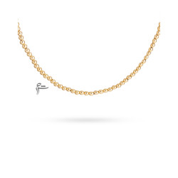 گردنبند طلا طرح تمام گوی-گالری شیدا مجد