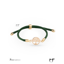 دستبند درخت زندگی بندی سبز-گالری شیدا مجد