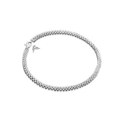 دستبند طلا طرح رولکس S سفید-گالری شیدامجد