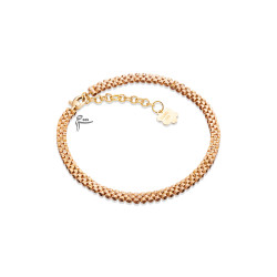 دستبند طلا طرح رولکس S رزگلد-گالری شیدا مجد