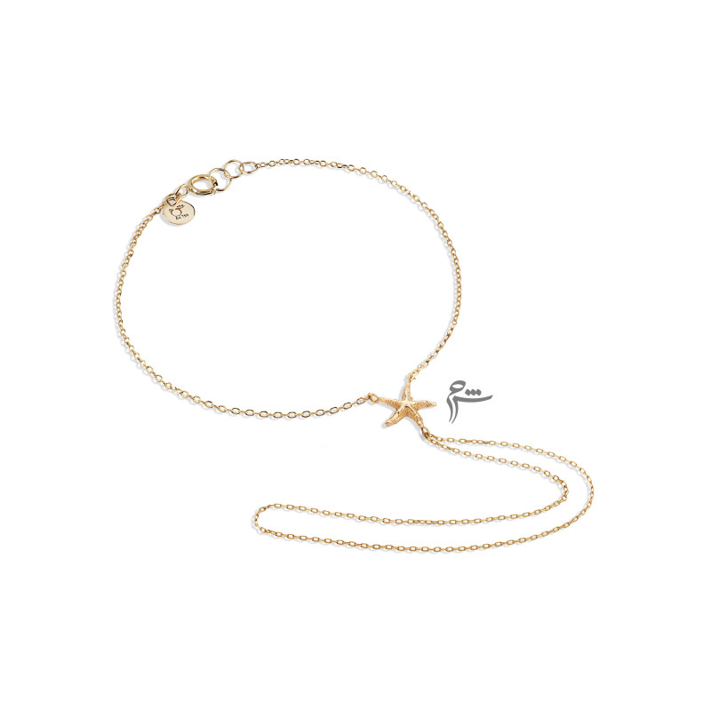 دستبند تمیمه ستاره دریایی-گالری شیدا مجد